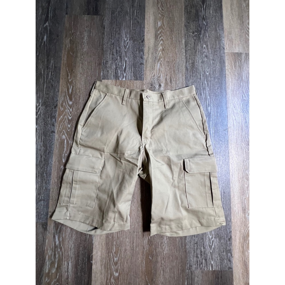 Red Kap Cargo Shorts Mens 32 Khaki New Workwear Utility PT66KHO Tan Pocketed